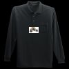 Long Sleeve Silk Touch Polo with Pocket Thumbnail
