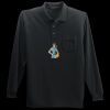 Long Sleeve Silk Touch Polo with Pocket Thumbnail