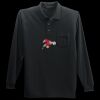 Long Sleeve Silk Touch Polo with Pocket Thumbnail