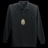 Long Sleeve Silk Touch Polo with Pocket Thumbnail