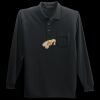 Long Sleeve Silk Touch Polo with Pocket Thumbnail