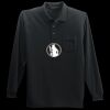 Long Sleeve Silk Touch Polo with Pocket Thumbnail