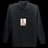 Long Sleeve Silk Touch Polo with Pocket Thumbnail