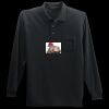Long Sleeve Silk Touch Polo with Pocket Thumbnail