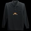 Long Sleeve Silk Touch Polo with Pocket Thumbnail