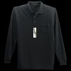 Long Sleeve Silk Touch Polo with Pocket Thumbnail