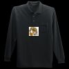 Long Sleeve Silk Touch Polo with Pocket Thumbnail