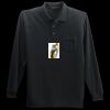 Long Sleeve Silk Touch Polo with Pocket Thumbnail