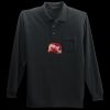 Long Sleeve Silk Touch Polo with Pocket Thumbnail
