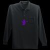 Long Sleeve Silk Touch Polo with Pocket Thumbnail