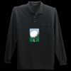Long Sleeve Silk Touch Polo with Pocket Thumbnail
