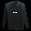 Long Sleeve Silk Touch Polo with Pocket Thumbnail