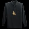 Long Sleeve Silk Touch Polo with Pocket Thumbnail