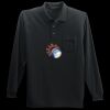 Long Sleeve Silk Touch Polo with Pocket Thumbnail