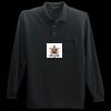 Long Sleeve Silk Touch Polo with Pocket Thumbnail