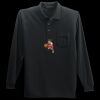 Long Sleeve Silk Touch Polo with Pocket Thumbnail