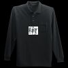 Long Sleeve Silk Touch Polo with Pocket Thumbnail