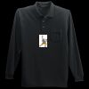 Long Sleeve Silk Touch Polo with Pocket Thumbnail
