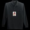 Long Sleeve Silk Touch Polo with Pocket Thumbnail