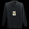 Long Sleeve Silk Touch Polo with Pocket Thumbnail