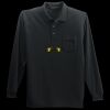 Long Sleeve Silk Touch Polo with Pocket Thumbnail
