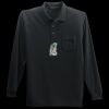 Long Sleeve Silk Touch Polo with Pocket Thumbnail