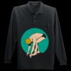 Long Sleeve Silk Touch Polo with Pocket Thumbnail