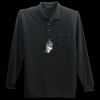 Long Sleeve Silk Touch Polo with Pocket Thumbnail