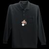 Long Sleeve Silk Touch Polo with Pocket Thumbnail