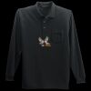 Long Sleeve Silk Touch Polo with Pocket Thumbnail