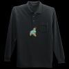 Long Sleeve Silk Touch Polo with Pocket Thumbnail