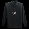 Long Sleeve Silk Touch Polo with Pocket Thumbnail