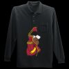 Long Sleeve Silk Touch Polo with Pocket Thumbnail