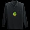 Long Sleeve Silk Touch Polo with Pocket Thumbnail
