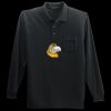 Long Sleeve Silk Touch Polo with Pocket Thumbnail