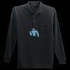 Long Sleeve Silk Touch Polo with Pocket Thumbnail
