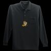 Long Sleeve Silk Touch Polo with Pocket Thumbnail