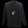 Long Sleeve Silk Touch Polo with Pocket Thumbnail