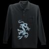Long Sleeve Silk Touch Polo with Pocket Thumbnail