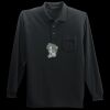 Long Sleeve Silk Touch Polo with Pocket Thumbnail