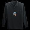 Long Sleeve Silk Touch Polo with Pocket Thumbnail