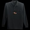 Long Sleeve Silk Touch Polo with Pocket Thumbnail