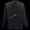 Long Sleeve Silk Touch Polo with Pocket Thumbnail