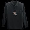 Long Sleeve Silk Touch Polo with Pocket Thumbnail