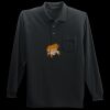 Long Sleeve Silk Touch Polo with Pocket Thumbnail