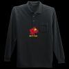 Long Sleeve Silk Touch Polo with Pocket Thumbnail