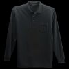 Long Sleeve Silk Touch Polo with Pocket Thumbnail