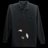 Long Sleeve Silk Touch Polo with Pocket Thumbnail