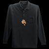 Long Sleeve Silk Touch Polo with Pocket Thumbnail
