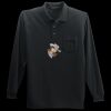 Long Sleeve Silk Touch Polo with Pocket Thumbnail